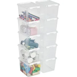 SmartStore Aufbewahrungsbox CLASSIC 3 3 Liter transparent / weiß