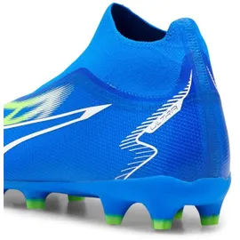 Puma Ultra Match+ Ll Fg/Ag Soccer Shoe, Ultra Blue Puma White Pro Green, 45 EU
