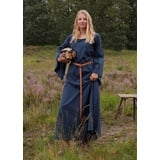 Battle Merchant Ritter-Kostüm Mittelalter-Kleid Blau mit Trompetenärmeln, Burglinde Größe XL blau XL | XL