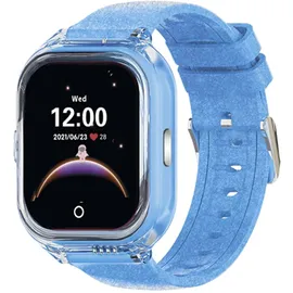 SaveFamily Enjoy 4G GPS 38 mm Kunststoffgehäuse Blau Silikonarmband Blau S
