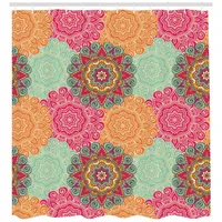 ABAKUHAUS Duschvorhang Antike Stammes- Mandala 175 x 200 cm
