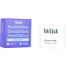 Wild Koerperpflege Deodorant-RefillDeostick Ocean Mist Nachfüllung 40 g (148,75 € / 1 kg)