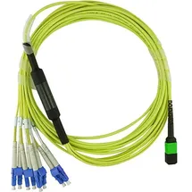 BlueOptics EMC CBL-MPO12-4LC-SMF-3M kompatibles MPO-4xLC Singlemode Patchkabel 3 Meter