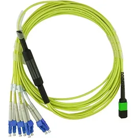 BlueOptics EMC CBL-MPO12-4LC-SMF-3M kompatibles MPO-4xLC Singlemode Patchkabel 3 Meter