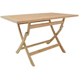 Garland Gartentisch Sunrise 120x70x75cm Teakholz Klappbar