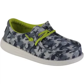 HEYDUDE Wally Youth Camodino Kinder Blau 32