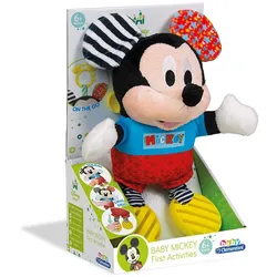 Clementoni Disney Baby - Plüsch Mickey mit Beißring - Erste Aktivitäten