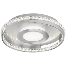 LED Deckenleuchte, Kristalle, 3 Stufen Dimmer, D 41 cm, MARY