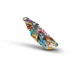 Fender rit:ze L Stickerbomb Bunt