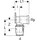 Geberit 650291001 Schlauchanschluss, 1/2'