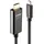 Lindy Adapterkabel USB-C Stecker HDMI-A Stecker 10 m Schwarz