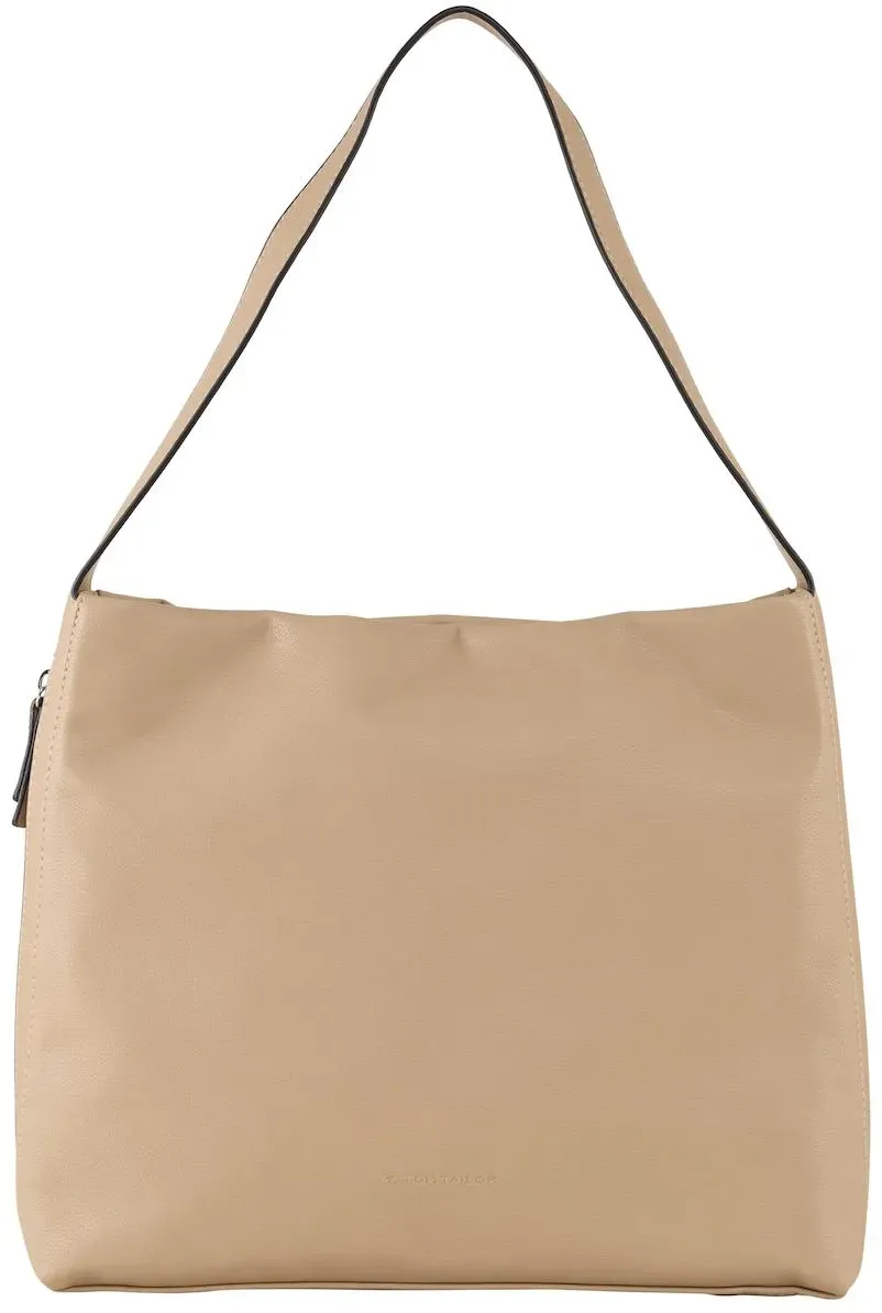 TOM TAILOR Damen TTYUMA M Beuteltasche mit Logo-Prägung, braun, Uni, Gr. ONESIZE