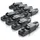 Primewire 8x Netzwerk-Adapter RJ-45 (Ethernet) zu Netzwerkkabel, Netzwerkstecker RJ45 CAT 8 - Gigabit Ethernet LAN Kabel - 40 Gbit/s, schwarz