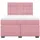 vidaXL Boxspringbett 140 x 200 cm Rosa