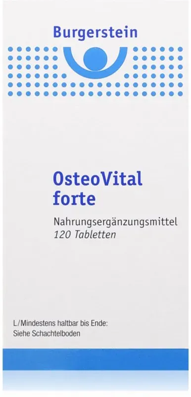 Burgerstein OsteoVital Forte Tabletten für gesunde Knochen und Zähne 120 TABL