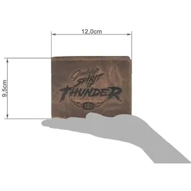 GREENBURRY Racing Collection Darlington Geldbörse Herren Leder braun