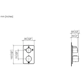 Dornbracht LULU UP-Thermostat Chrom