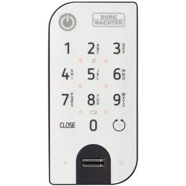 Burg Wächter Tastatur 7712 Fingerprinttastatur anthrazit/weiß