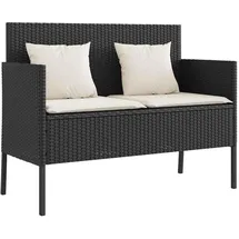 vidaXL Gartenbank 100 x 0 x 0 cm Schwarz