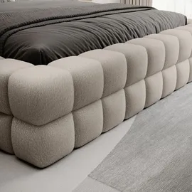 petits-meubles Bett mit Bettkasten 160 x 200 cm Beige
