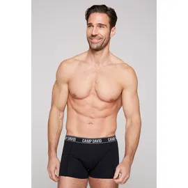 Camp David Boxershorts 2 Stk., im 2er- Pack mit Logobund Gr. M - 2 Stk., red / navy, , 54355364-M 2 Stk.