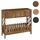 Mendler Hochbeet HWC-P83 90 x 95 x 31 cm Braun