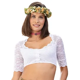 NINA VON C. Dirndlbluse Doris Weiß 44