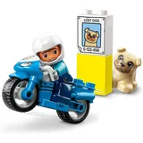 LEGO 10967 DUPLO Polizeimotorrad, Polizei-Spielzeug für Kleinkinder ab 2 Jahre