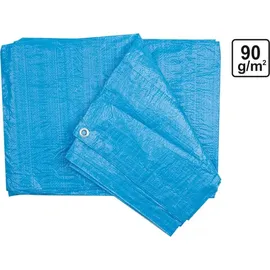 VOREL Abdeckplane 90g 4x6m Polyester blau