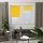 K-HOME Doppelrollo Welle 80 x 150 cm gelb