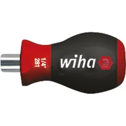 Bithalter Wiha mit Handgriff magnetisch 1/4'' Typ 281 01