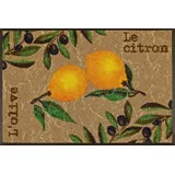 Wash+Dry Le Citron 50 x 75 cm Beige/Gelb