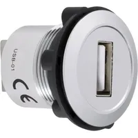 TRU Components USB-01 USB-Einbaubuchse 2.0 Buchse, Einbau USB-Buchse Typ