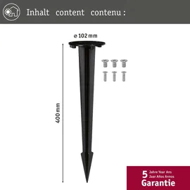 Paulmann 94695 Erdspieß Anthrazit