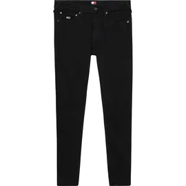 Tommy Hilfiger Tommy Jeans Slim-fit-Jeans Scanton Slim Slim‐Fit‐Jeans mit mittlerer Leibhöhe, 5‐Pocket‐Design schwarz 30