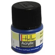 Heller 9052 Acylfarbe 052 Baltischblau metallisch