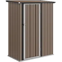 Outsunny Gerätehaus 1,42 x 0,84 m Braun