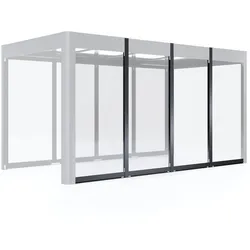 SunElements Wandelement SunCover Infinity 6mm Acrylglas klar 4m Acrylglas 6 mm (klar)