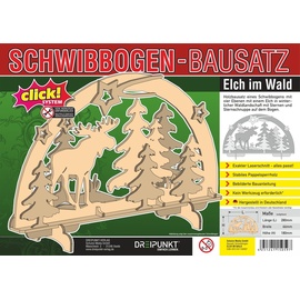 Dreipunkt Verlag Bausatz Schwibbogen 'Elch im Wald'