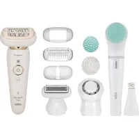 Braun Silk-épil 9 Flex 9300 Beauty Set + FaceSpa weiß/gold