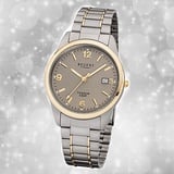 Regent Herrenuhr silber grau gold Elegant Titanuhr Analoguhr URF1107