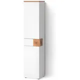 livinity® Tanaro Badschrank 40 x 184,2 cm Weiß Spanplatte