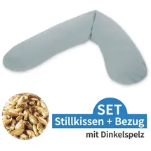 Theraline Stillkissen 190 cm Feinstrick Blau