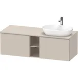 Duravit D-Neo Konsolenwaschtischunterbau wandhängend Taupe Matt 1400x550x459 mm - DE4950R70910000 DE4950R70910000