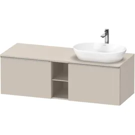 Duravit D-Neo Konsolenwaschtischunterbau wandhängend Taupe Matt 1400x550x459 mm - DE4950R70910000 DE4950R70910000