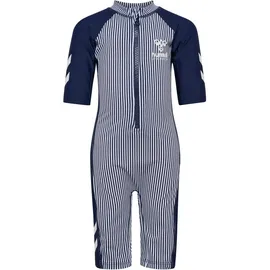 hummel hmlMORGAT Badeanzug Jungen 7532 - navy blazer/bright white 74