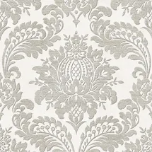 Sublime Vliestapete Damask 10 m x 52 cm Grau