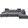 ed exciting design Eckcouch Polyester 5-Sitzer Grau