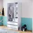 Vicco Kleiderschrank Elmo 100 x 200 cm Kiefer massiv weiß