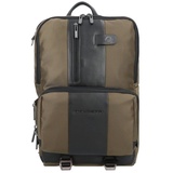 Piquadro Brief2 Modular Backpack Verde Militare